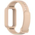 Xiaomi Smart Band 9 Active/Redmi Band 3 Erstatnings Silikonstropp med Integrert Ramme - Rosa