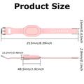 Xiaomi Tag beskyttende silikonrem - rosa