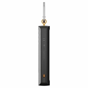Xtorm Go2-serien 10000mAh solcelledrevet powerbank/lommelykt - 20W, USB-C, USB-A - svart