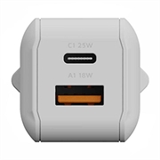 Xtorm NextGen GaN3 Ultra vegglader 25W - hvit