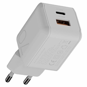 Xtorm NextGen GaN3 Ultra vegglader 70W - USB-C PD/USB-A - hvit