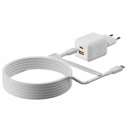 Xtorm NextGen GaN3 Ultra vegglader 70W - USB-C PD/USB-A - hvit