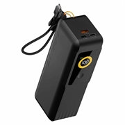 Xtorm NextGen6 27000mAh powerbank 70W - 2x USB-C/1x USB-A, USB-C-kabel - svart