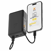 Xtorm NextGen6 Power Bank 20000mAh med smart skjerm - svart