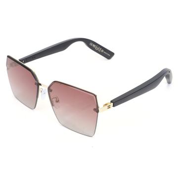 Y10 Smartbriller med Bluetooth 5.3, mikrofon og UV-beskyttelse - svart