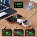 Y222 15W ultrakompakt 3-i-1 magnetisk MagSafe trådløs lader