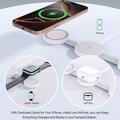 Y333 3-i-1 MagSafe-lader for iPhone, AirPods og Apple Watch - 15W - hvit