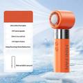 Y41 sammenleggbar håndholdt vifte med 3000mAh batteri - oransje