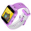 Y90 PRO Kids Smart Watch Vanntett Dual Camera Skritteller Lommelykt Musikkspill Student Smart Armbånd - Lilla