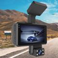 1080p Bilkamera med To Objektiver med G-sensor YC-868 - Foran / Interiør