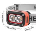 YD-08 Oppladbar LED-hodelykt med bevegelsessensor