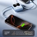 YM-1422 Mini-powerbank 20000mAh - USB-C-, Lightning-kabler - Blå