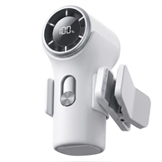 YS-G10 Mini-håndvifte med klips og digitalt display