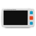 YS011 Bærbart elektronisk forstørrelsesglass med 5" HD-skjerm - hvit