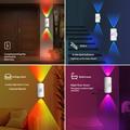 YSJ-008A RGB smart nattlampe med bevegelsessensor - hvit