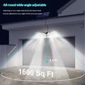 YY-22226 LED-solcellelampe med 4 lyshoder og PIR-bevegelsessensor - 800 lumen