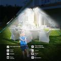 YY-22226 LED-solcellelampe med 4 lyshoder og PIR-bevegelsessensor - 800 lumen