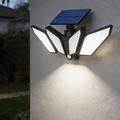 YY-22226 LED-solcellelampe med 4 lyshoder og PIR-bevegelsessensor - 800 lumen