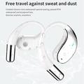 YYK-Q39 Bluetooth 5.4 Sports-øretelefoner med åpne ører - svart