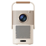 Yaber T2 Plus bærbar projektor i full HD med JBL-lyd og Google TV - Beige