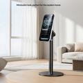 Yesido C303 360° roterende, justerbar magnetisk telefonholder til skrivebordet - svart
