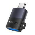 Yesido GS31 USB 3.0 til USB-C OTG-adapter 18W - svart