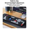 Yesido KB44 Støysvakt mekanisk tastatur med RGB-bakgrunnsbelysning - USB-A - 104 taster
