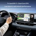 Yesido KM32 trådløs CarPlay- og Android Auto-adapter - svart
