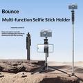 Yesido SF34 Selfiestang med stativ - 174cm, uttrekkbar/Bluetooth-fjernkontroll - 1/4" - svart