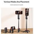 Yesido SF35 magnetisk selfie-stativ - svart