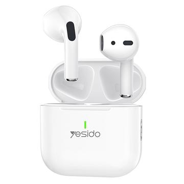 Yesido TWS17 Super Mini True Wireless-øretelefoner - hvite