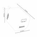 Yesido YC116 45W USB-C GaN-lader med USB-C-kabel – hvit