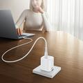 Yesido YC116 45W USB-C GaN-lader med USB-C-kabel – hvit