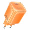 Yesido YC117 60W USB-C GaN-lader med USB-C-kabel – oransje