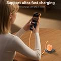 Yesido YC117 60W USB-C GaN-lader med USB-C-kabel – oransje