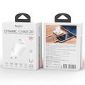 Yesido YC117 60W USB-C GaN-lader med USB-C-kabel – hvit