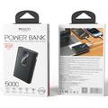 Yesido YP92 Ultratynn powerbank 5000 mAh - 22,5 W - Svart