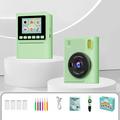 Z900 Barnekamera med øyeblikkelig utskrift med kreative filtre, 32GB minnekort - grønn