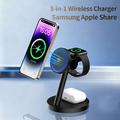 ZJ05 3-i-1 Qi 2.2 magnetisk trådløs lader 25W