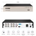 Zosi 3K Lite 8-kanals 4-i-1-DVR for HD-TVI/CVI/AHD/CVBS-kameraer