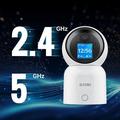 Zosi C519M 4MP smart WiFi-overvåkningskamera med AI-personregistrering - hvit