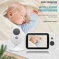 ZR303B babyalarm med 3.2" LCD-skjerm, toveis lyd og temperaturvarsel