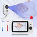 ZR303B babyalarm med 3.2" LCD-skjerm, toveis lyd og temperaturvarsel