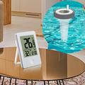 ZX3351A Trådløst flytende innendørs utendørs svømmebassengtermometer med digital visning og stativ