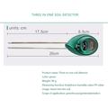 ZZ-009 3 i 1 jordtester med PH-/lys-/fuktsyretester for Bonsai Tree Garden Care Farm