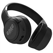 Zealot B28 trådløse over-ear-hodetelefoner med LCD-skjerm - svart