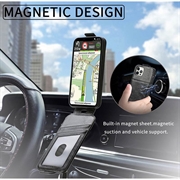 iPhone 16 Pro Glidelåslomme Vertikalt Flip-deskel - Svart