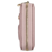 Glidelåslommebok Apple AirTag 1/2 Holder RFID - Rosa