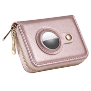 Glidelåslommebok Apple AirTag 1/2 Holder RFID - Rosa