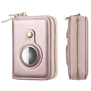 Glidelåslommebok Apple AirTag 1/2 Holder RFID - Rosa